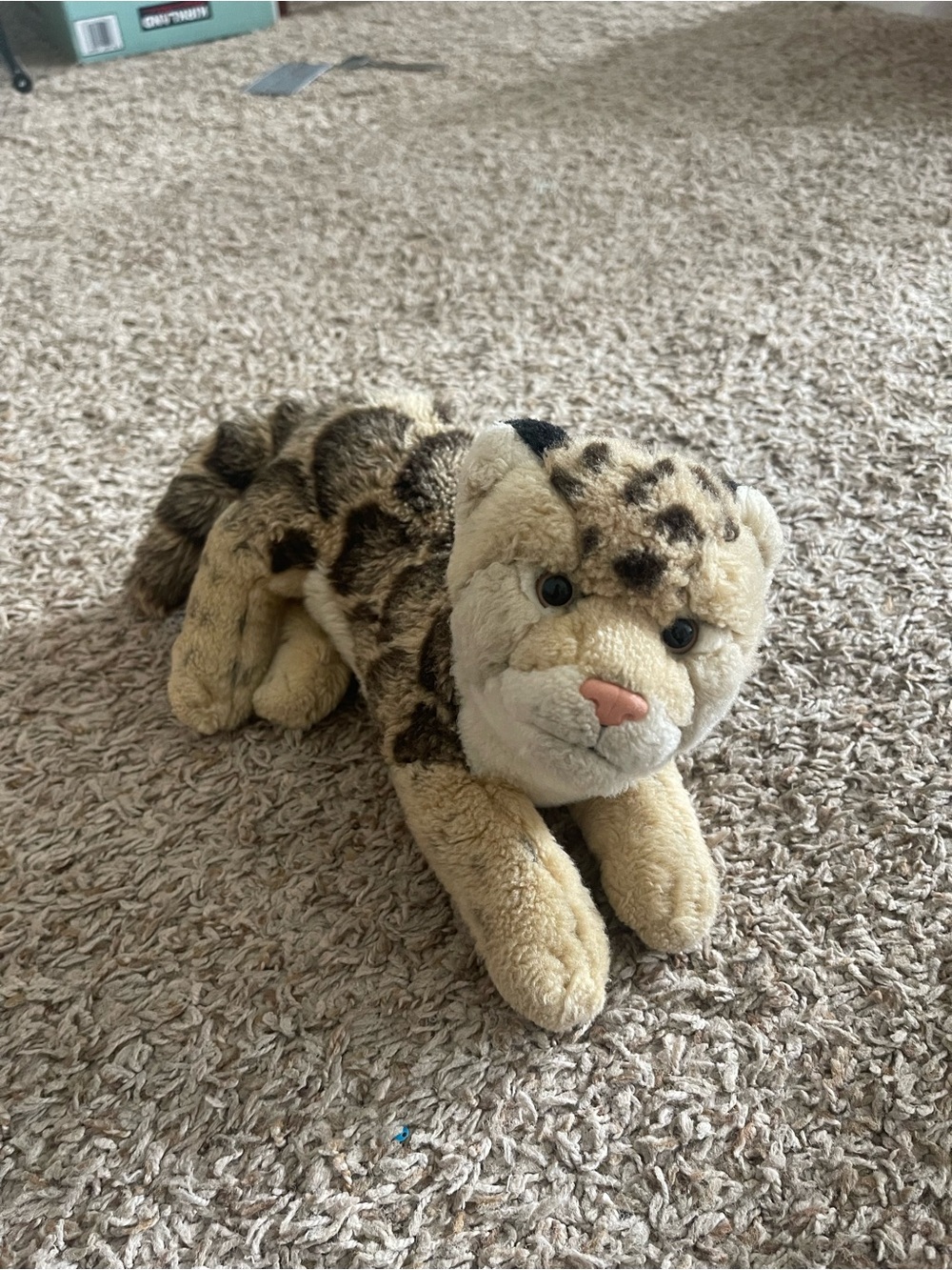 GANZ Spotted Plush Big Cat Tail Toy - Cream & Brown
